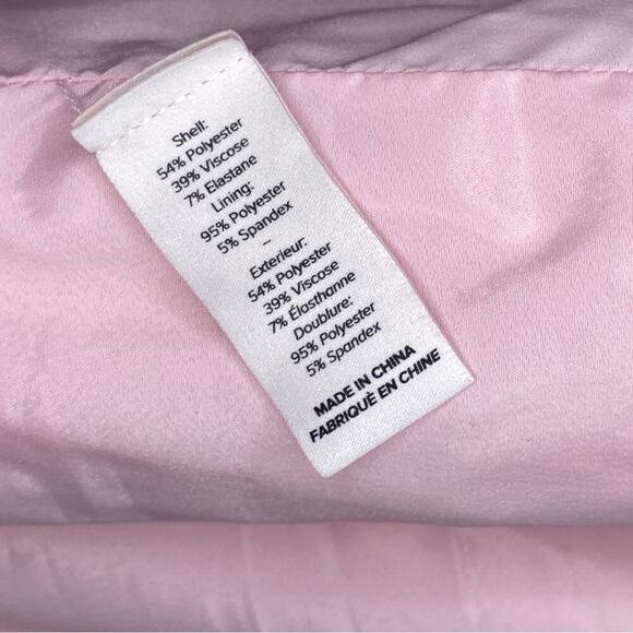 Cinq a Sept Melby Twist Front Pink Midi Dress Front Slit Sleeveless V-Neckline - Picture 5 of 7